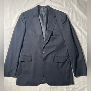 Ralph Lauren polo club University vintage USA Windowpane sport blazer jacket 44L